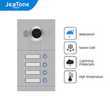 JeaTone Outdoor Doorbell Waterproof 960P HD Smart Home DoorBell Night Vision Video Intercom for Home Apartment 1/2/3/4 Floors