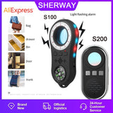 SHERWAY S200S100 Anti-Candid Camera Detector Detection Equipment Business Travel Room Anti-Surveillance Camera infrared Detector