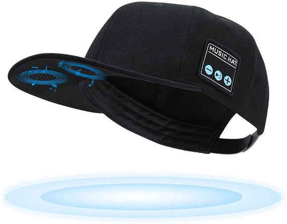 Wireless Bluetooth 5.0 Speaker Hat/Cap with (Inbuilt Microphone) Wireless Smart Speaker Hat/Cap for Outdoor/Indoor Spo